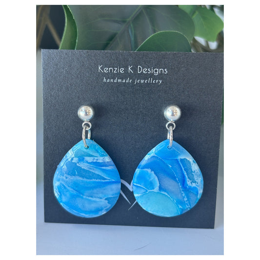 Teardrop Blue Marble